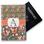 Fox Trail Floral Vinyl Passport Holder (Personalized)