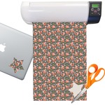 Fox Trail Floral Sticker Vinyl Sheet (Permanent)