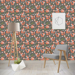 Fox Trail Floral Wallpaper & Surface Covering (Water Activated - Removable)