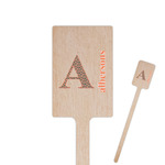 Fox Trail Floral Rectangle Wooden Stir Sticks (Personalized)