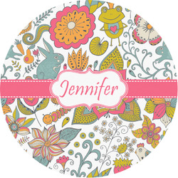 Wild Garden Multipurpose Round Labels - 1" (Personalized)