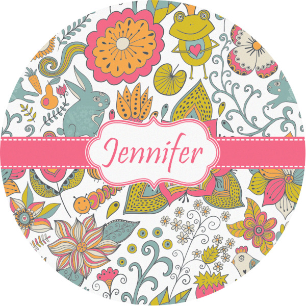 Custom Wild Garden Multipurpose Round Labels - 1" (Personalized)