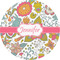 Wild Garden 1" Multipurpose Round Labels - Single Sticker