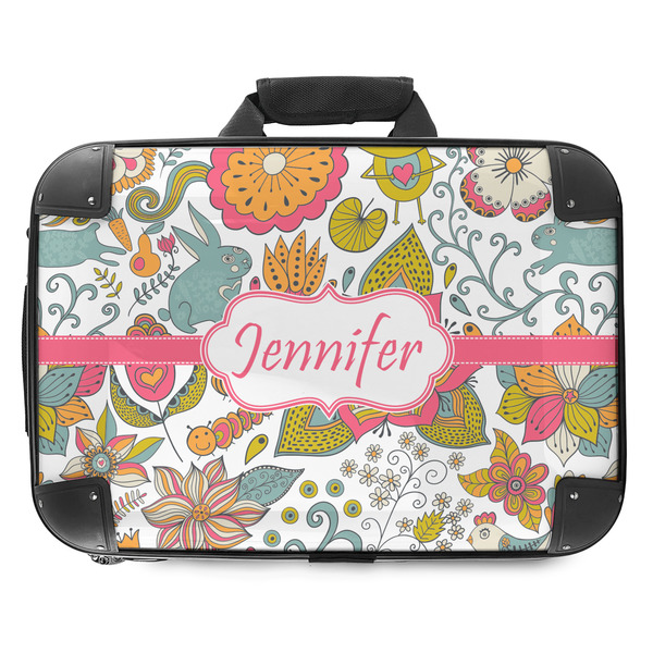 Custom Wild Garden Hard Shell Briefcase - 18" (Personalized)