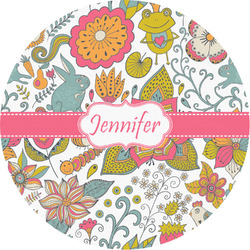 Wild Garden Multipurpose Round Labels - Custom Sized (Personalized)