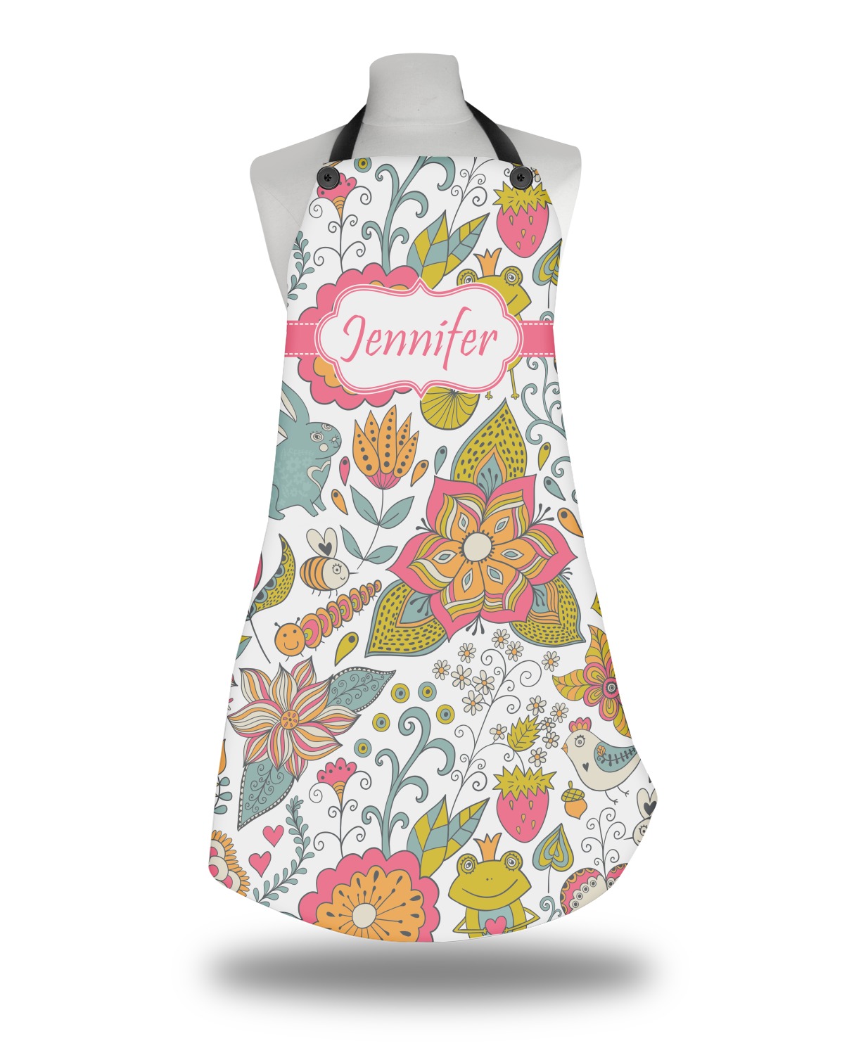 KITCHEN COOKING APRON - PERSONALISED EMBROIDERED CHOOSE NAME & INITIAL |  eBay