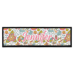 Wild Garden Bar Mat - Large (Personalized)