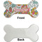 Wild Garden Ceramic Flat Ornament - Bone Front & Back Single Print (APPROVAL)