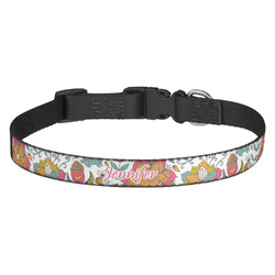 Wild Garden Dog Collar - Medium (Personalized)