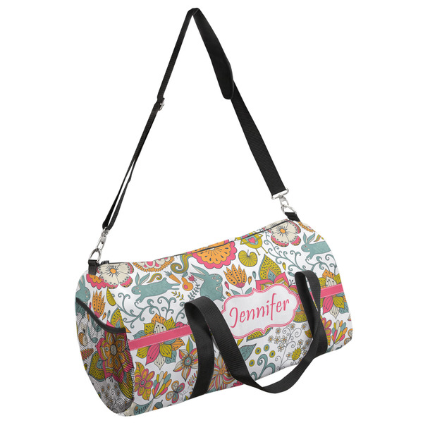 Custom Wild Garden Duffel Bag - Large (Personalized)