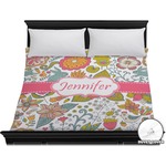 Wild Garden Duvet Cover - King (Personalized)