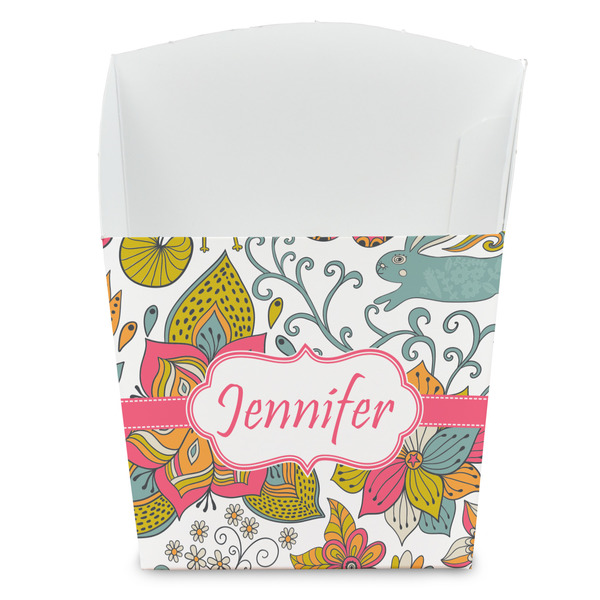 Custom Wild Garden French Fry Favor Boxes (Personalized)