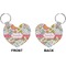 Wild Garden Heart Keychain (Front + Back)