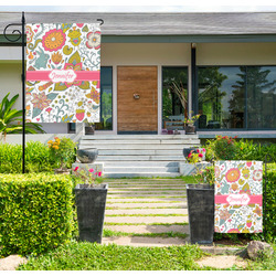 Wild Garden Large Garden Flag - Double Sided (Personalized)