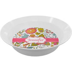 Wild Garden Melamine Bowl (Personalized)