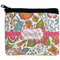 Wild Garden Neoprene Coin Purse - Front