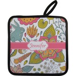 Wild Garden Pot Holder w/ Name or Text