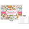 Wild Garden Disposable Paper Placemat - Front & Back