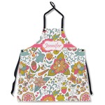 Wild Garden Apron Without Pockets w/ Name or Text