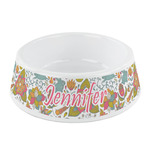 Wild Garden Plastic Dog Bowl - Small (Personalized)