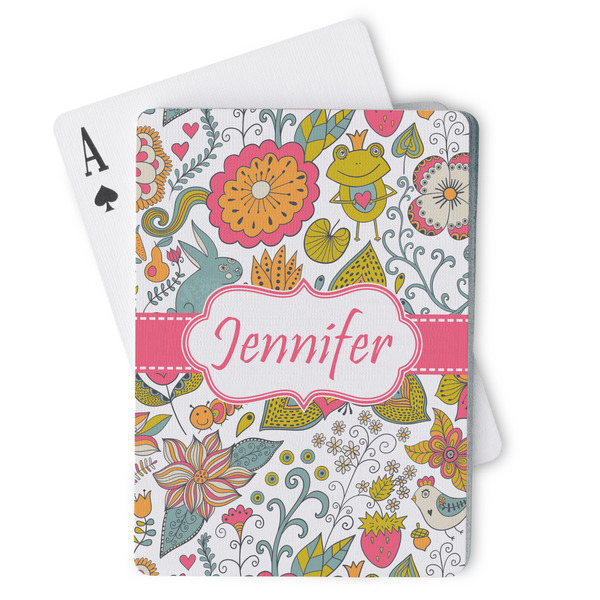 Custom Wild Garden Playing Cards (Personalized)