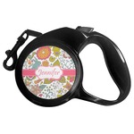 Wild Garden Retractable Dog Leash (Personalized)