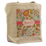 Wild Garden Reusable Cotton Grocery Bag - Single (Personalized)