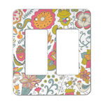 Wild Garden Rocker Style Light Switch Cover - Two Switch