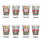 Wild Garden Shot Glass - White - Set of 4 - APPROVAL