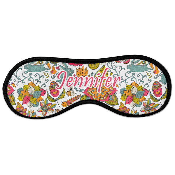 Custom Wild Garden Sleeping Eye Masks - Large (Personalized)