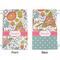 Wild Garden Small Laundry Bag - Front & Back View