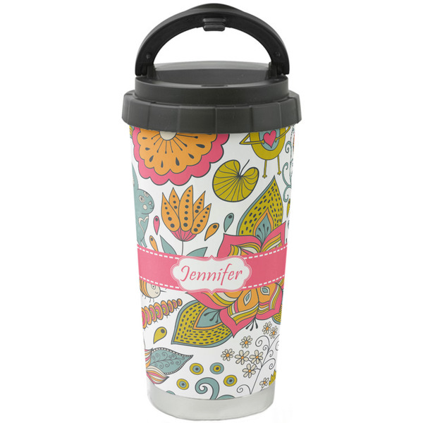 Custom Wild Garden Stainless Steel Coffee Tumbler (Personalized)