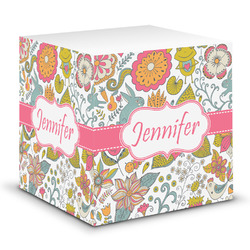 Wild Garden Sticky Note Cube (Personalized)