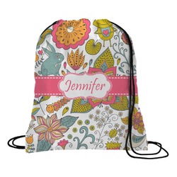 Wild Garden Drawstring Backpack - Medium (Personalized)