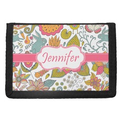 Wild Garden Trifold Wallet (Personalized)