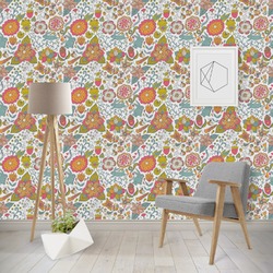 Wild Garden Wallpaper & Surface Covering (Water Activated - Removable)