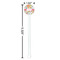 Wild Garden White Plastic 5.5" Stir Stick - Round - Dimensions