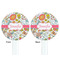 Wild Garden White Plastic 7" Stir Stick - Double Sided - Round - Front & Back