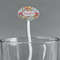 Wild Garden White Plastic 7" Stir Stick - Oval - Main