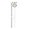 Wild Garden White Plastic 7" Stir Stick - Round - Dimensions