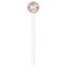 Wild Garden White Plastic 7" Stir Stick - Round - Single Stick