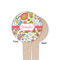 Wild Garden Wooden 4" Food Pick - Round - Single Sided - Front & Back