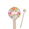 Wild Garden Wooden 6" Stir Stick - Round - Closeup