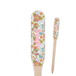 Wild Garden Paddle Wooden Food Picks - Double Sided (Personalized)