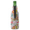 Wild Garden Zipper Bottle Cooler - BACK (bottle)