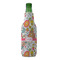 Wild Garden Zipper Bottle Cooler - FRONT (bottle)