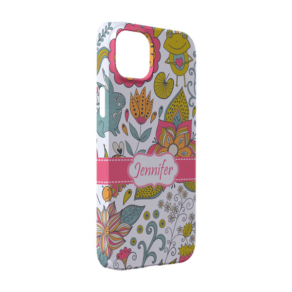 Custom Wild Garden iPhone Case - Plastic - iPhone 14 (Personalized)