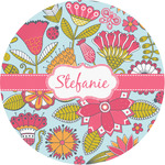 Wild Flowers Multipurpose Round Labels - 1" (Personalized)