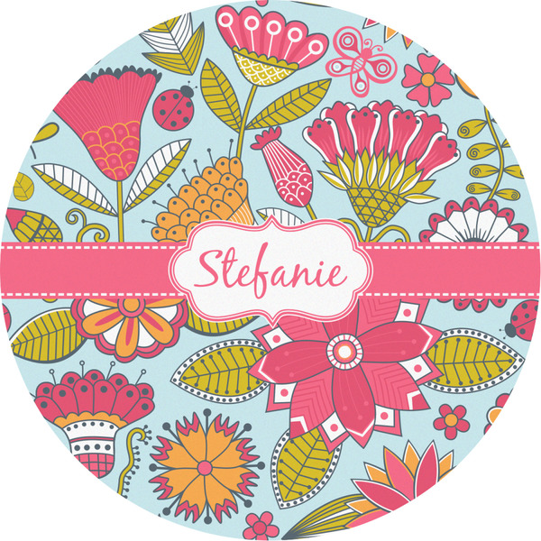 Custom Wild Flowers Multipurpose Round Labels - 2" (Personalized)