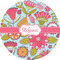 Wild Flowers 2" Multipurpose Round Labels - Single Sticker